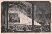 Illustratie van een toverlantaarnlezing