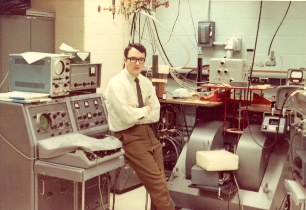 Bij de EPR spectrometer
Argonne National Laboratory
