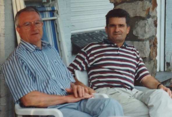 Sergiu V. Nistor op bezoek bij Dirk Schoemaker